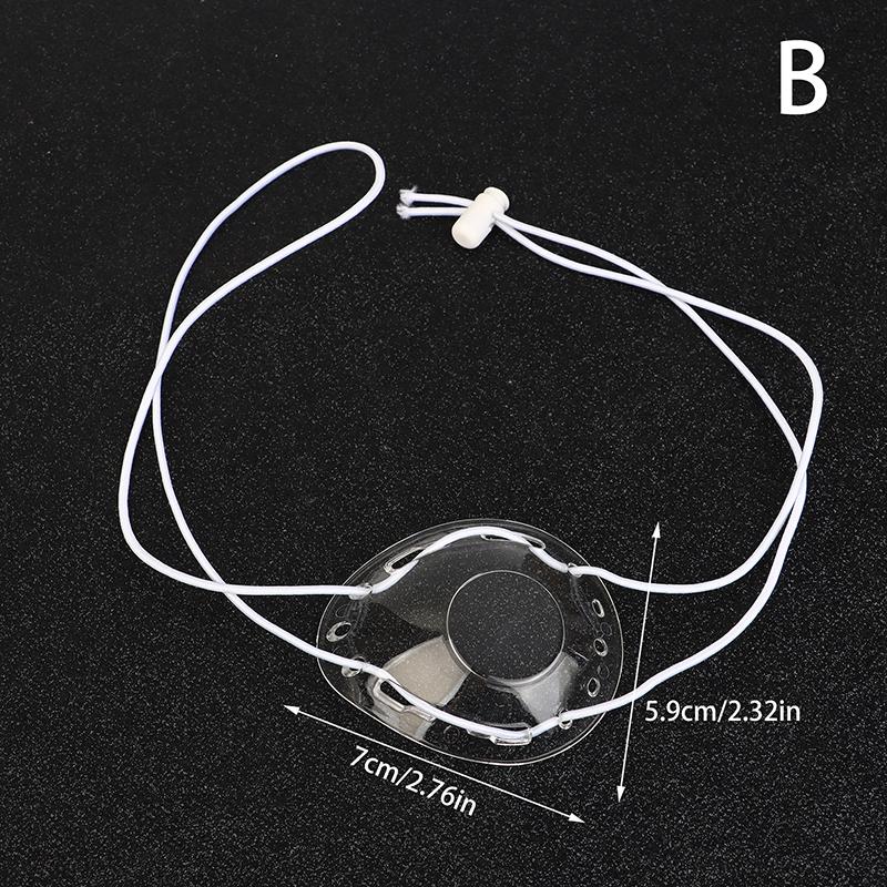 Transparent Clear Plastic Eye Care Eye Shield With Holes Needed After Ophthalmic Surgery Collision Avoidance Breathable