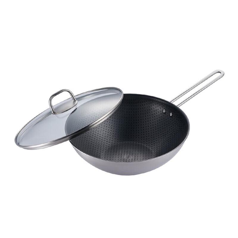 Zwilling Вок из нержавеющей стали с сотовой поверхностью