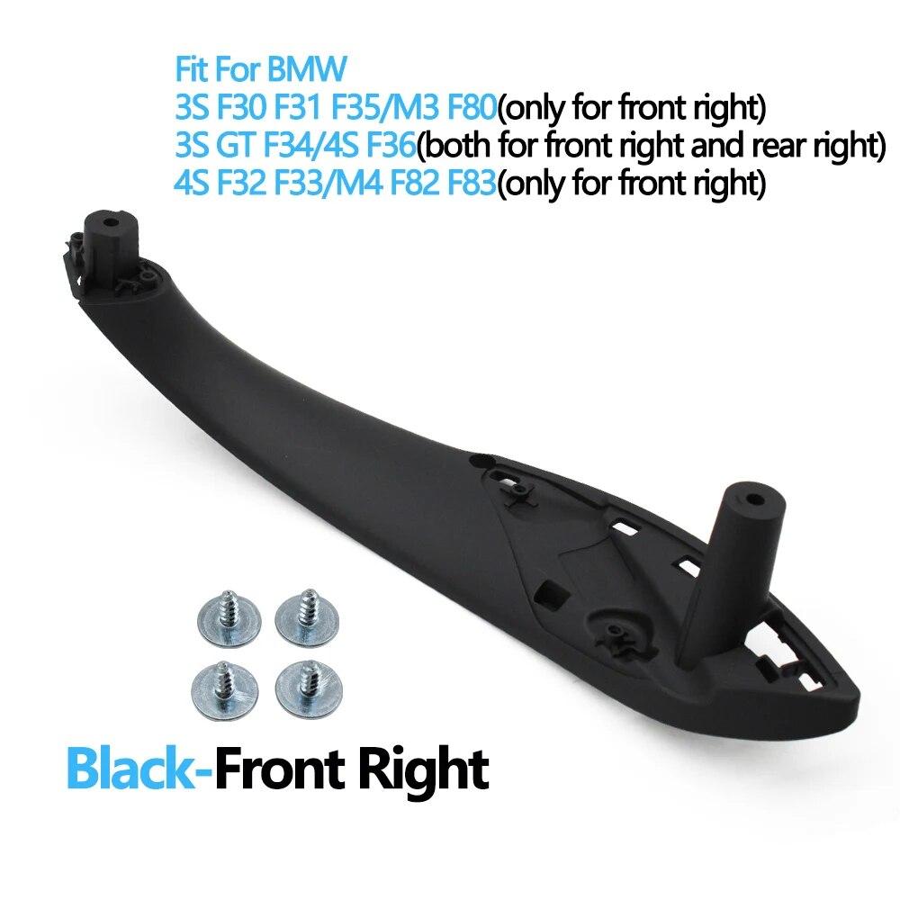 Car Left Right Door Inside Pull Handle Panel Trim For BMW 3 4 Series M3 M4 F30 F31 F32 F33 F34 F35 F36 F80 F82 F83 2012-2018