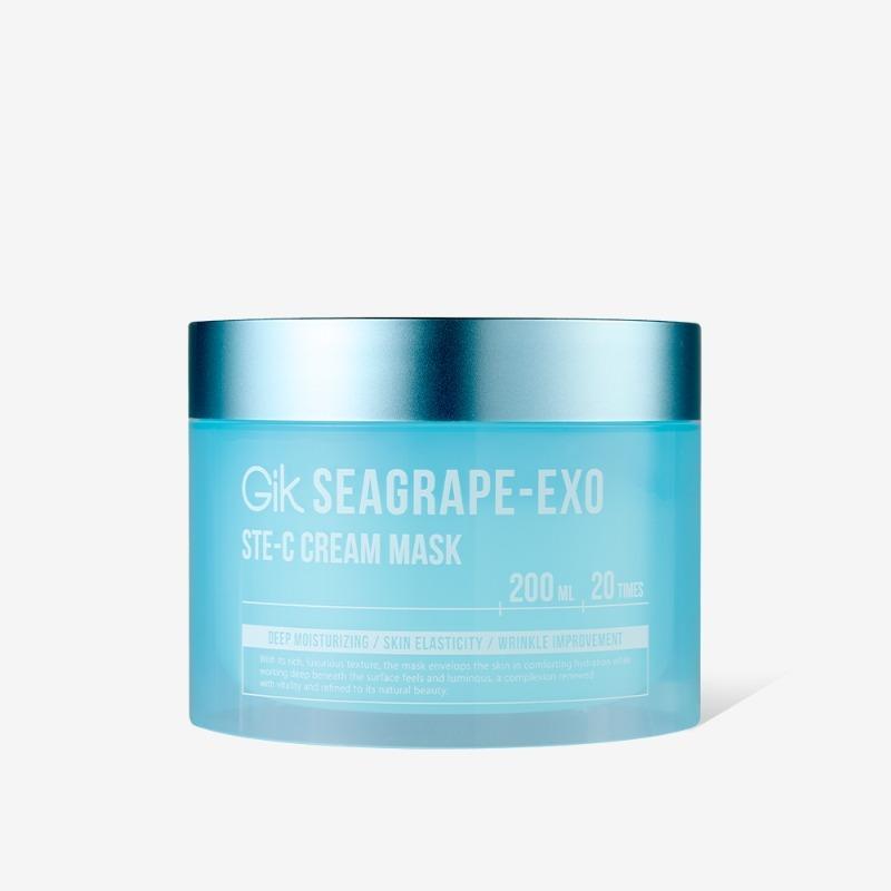 GIK Sea Grape-Exo Stem-C Cream Mask Hydrating & Firming 200ml Daily Facial Mask K-Beauty