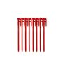 Ellisse Forged Peg Elysee Stake 28cm Red Powder CoatIng 8pcs Set Mk 280rd Made In Japan