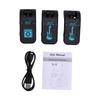2.4GHz Wireless Guitar System Rechargeable Guitar Transmitter Receiver Set Plug and Play 48K 16bit Real Time