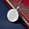 Улица. Christopher Jewelry 925 стерлингового серебра, состаренный религиозный защитный талисман-подвеска для мужчин и женщин, монета/круглая/овальная/медальон/квадратная/медальон Tangrui