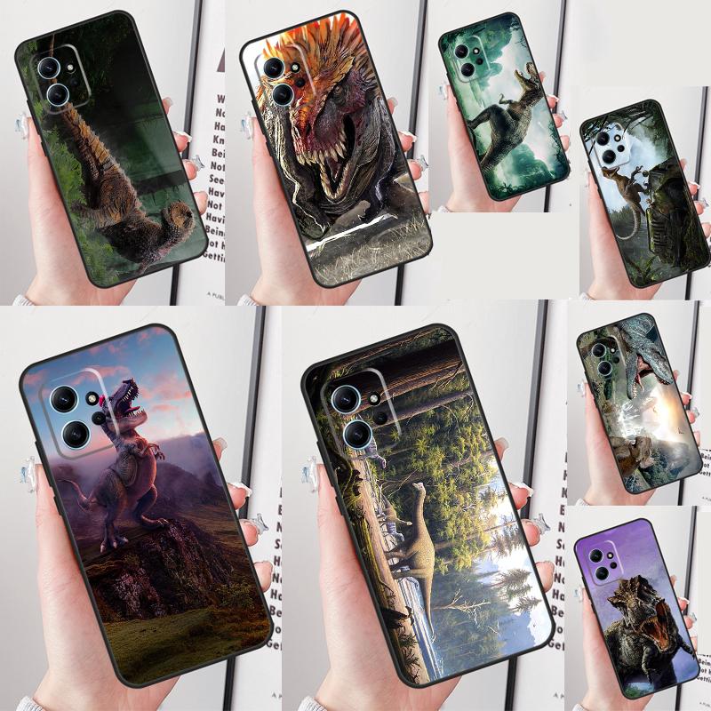 Чехол для телефона с динозавром для Xiaomi Redmi Note 14 13 Pro 12 11 9 10 9S 10S 11S 12S Redmi 13C 10C 12C 14C