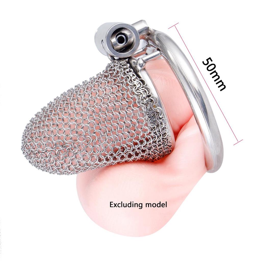 MoDi Сетка из нержавеющей стали, мужское устройство целомудрия, гладкая и легкая клетка для члена, секс-игрушки для мужчин, замок для пениса, уретры, игра для взрослых