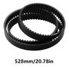 Запасной приводной ремень 176 зубьев для хлебопечки, конвейерные ремни 528 мм, ремни для хлебопекарных машин, резиновая текстура для хлебопекарных машин