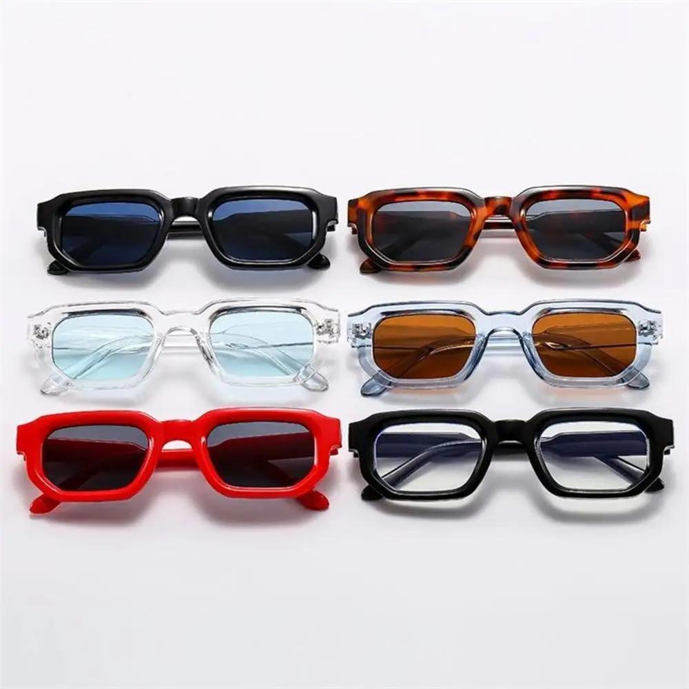 Vintage Rectangle Frame Sunglasses Fashion Retro Sun Glasses Luxury Brand Design UV400 Shades Eyewear Women Goggles