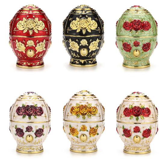 Toothpick Dispenser Retro Relief Design Plastic Luxury Pop-up Toothpick Organizer Box Rose Flower Desktop Decor Holder for Home