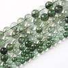 Green Cracked Crystal Quartz Onyx Stone Beads 15"Strand Smooth Loose Spacer Beads 4/6/8/10/12mm for Jewelry Making DIY Bracelets Accessories