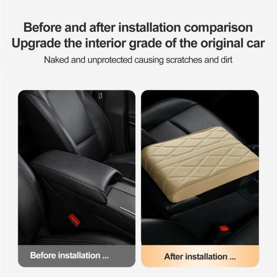 Водонепроницаемая подушка для автомобильного подлокотника из пены с эффектом памяти, недеформируемая универсальная подушка для подлокотника автомобиля, простая установка