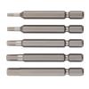 Hex Bit 5 J-60-20 Set, Sizes, 2.5/3/4/5/6mm