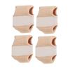 4Pcs Toe Straightener Double Hole Big Toe Separator Toe Stretcher Bunion Corrector for Overlapping Hallux Valgus Hammer Toe