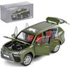 1/32 Lexus LX600 внедорожник спортивный автомобиль игрушка литая миниатюрная модель светящийся автомобиль свободные колеса коллекция подарок для мальчиков детей