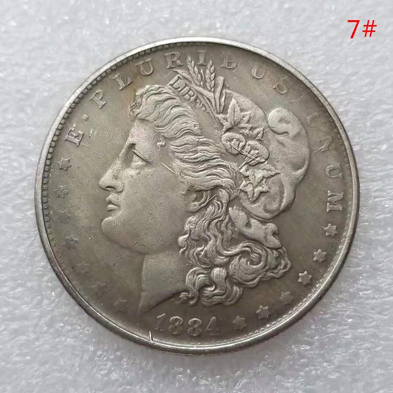 1шт 1878-1887 США Морган серебряный доллар 1 памятные монеты копии коллекций