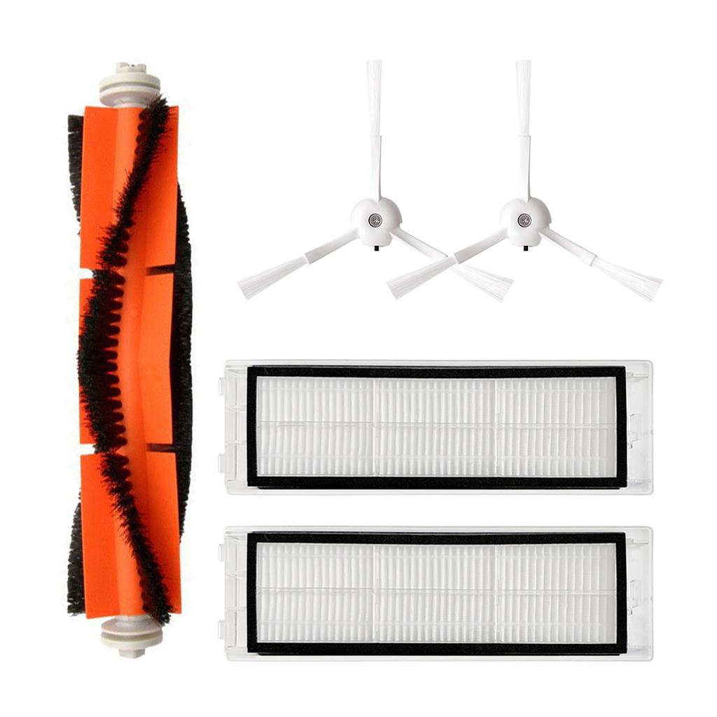 Robot Vacuum Cleaner Accessories Main Side Brush Mop Hepa Filter System Anti-Allergen Compatible For XiaomiMijia 1S T6T7