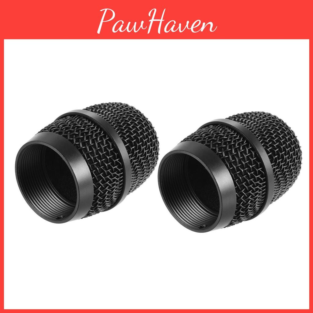 Replacement Grille Metal Mesh Microphone With Interior Foam Windscreen Pop Filter Compatible With