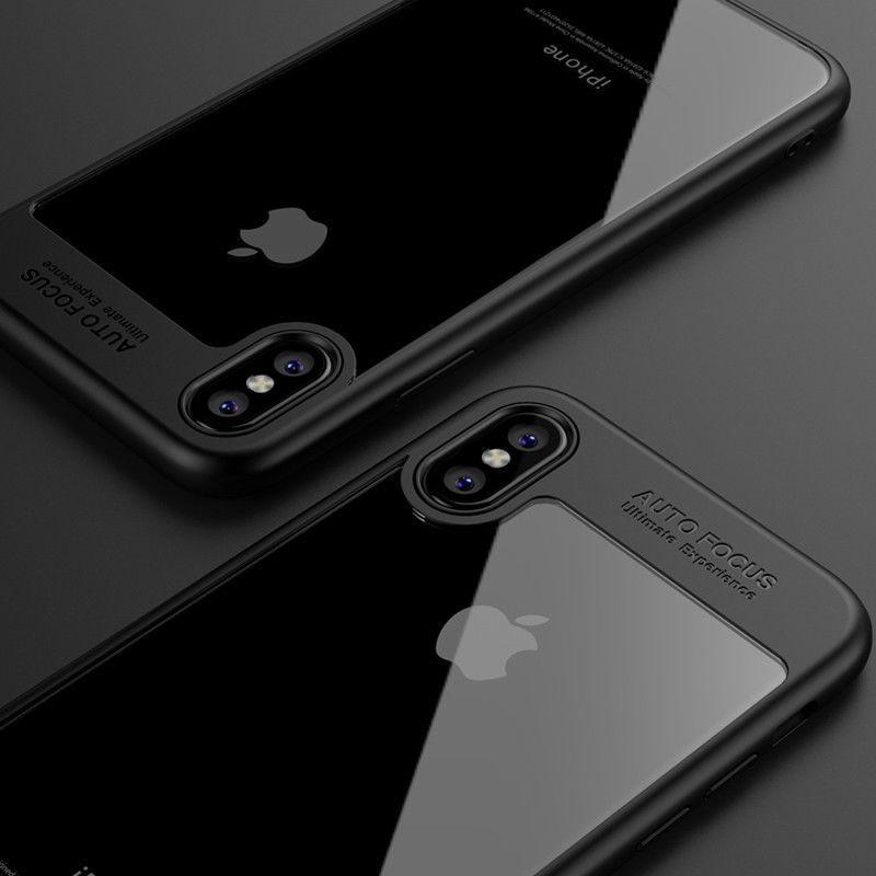 X Для iPhone 8 7 6s Plus 10 Роскошный Ультратонкий Прозрачный Ударопрочный Бампер Чехол