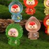 Мультяшная светящаяся кукла-фрукт Микропейзаж Украшения Миниатюрные фигурки Украшения для дома своими руками Аксессуары для салона автомобиля Подарки