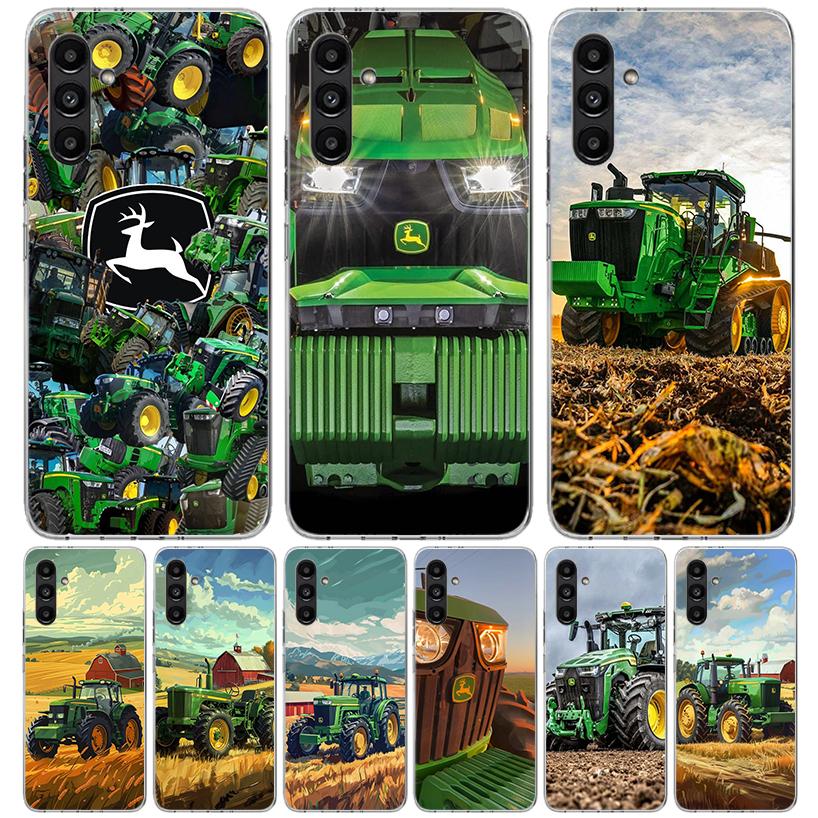 Farm Vehicle Tractor Case Phone Cover for Samsung Galaxy A16 A15 A14 A13 A56 A55 A54 A53 A36 A35 A34 A33 A26 A25 A24 A23 A05S A0