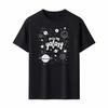 Футболка Космическая Любовь Мужская Женская Принт Планеты Цитата Streetwear Черная Футболка Топ Мода Повседневная Одежда Лето - Мужская Летняя Хлопковая Гра...