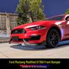 Совместимый передний сплиттер обвес для 2018-2023 Ford Mustang GT350 Модифицированный бампер