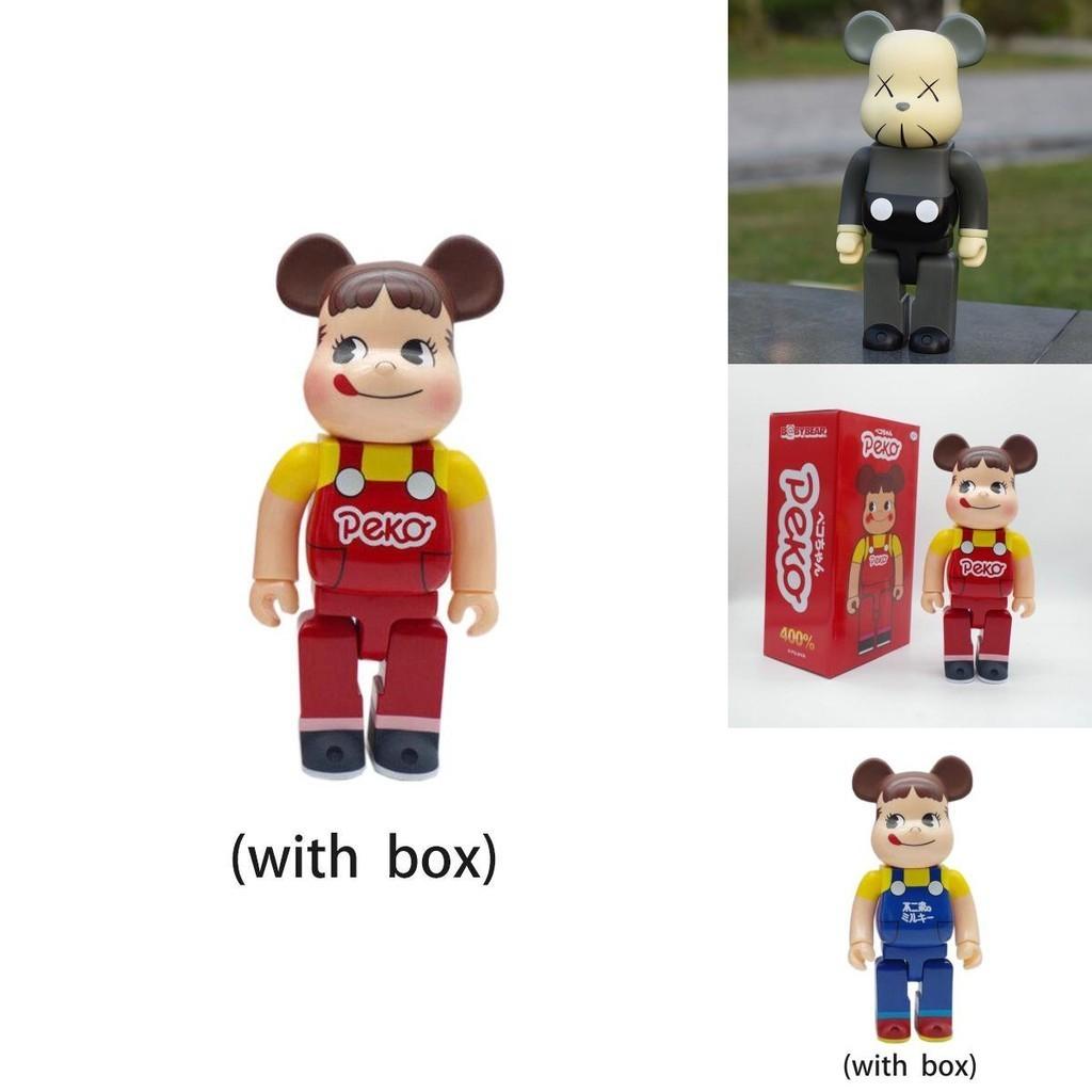 Трендовая фигурка Bearbrick 400% Peko Железный Человек для уникальной коллекции
