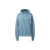 Reebok Solid Color Hooded Loose Fit Sweatshirt Women Top Blue HS4747