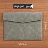 Waterproof Leather A4 Student File Envelope - Large Capacity, Durable Stationery Bag