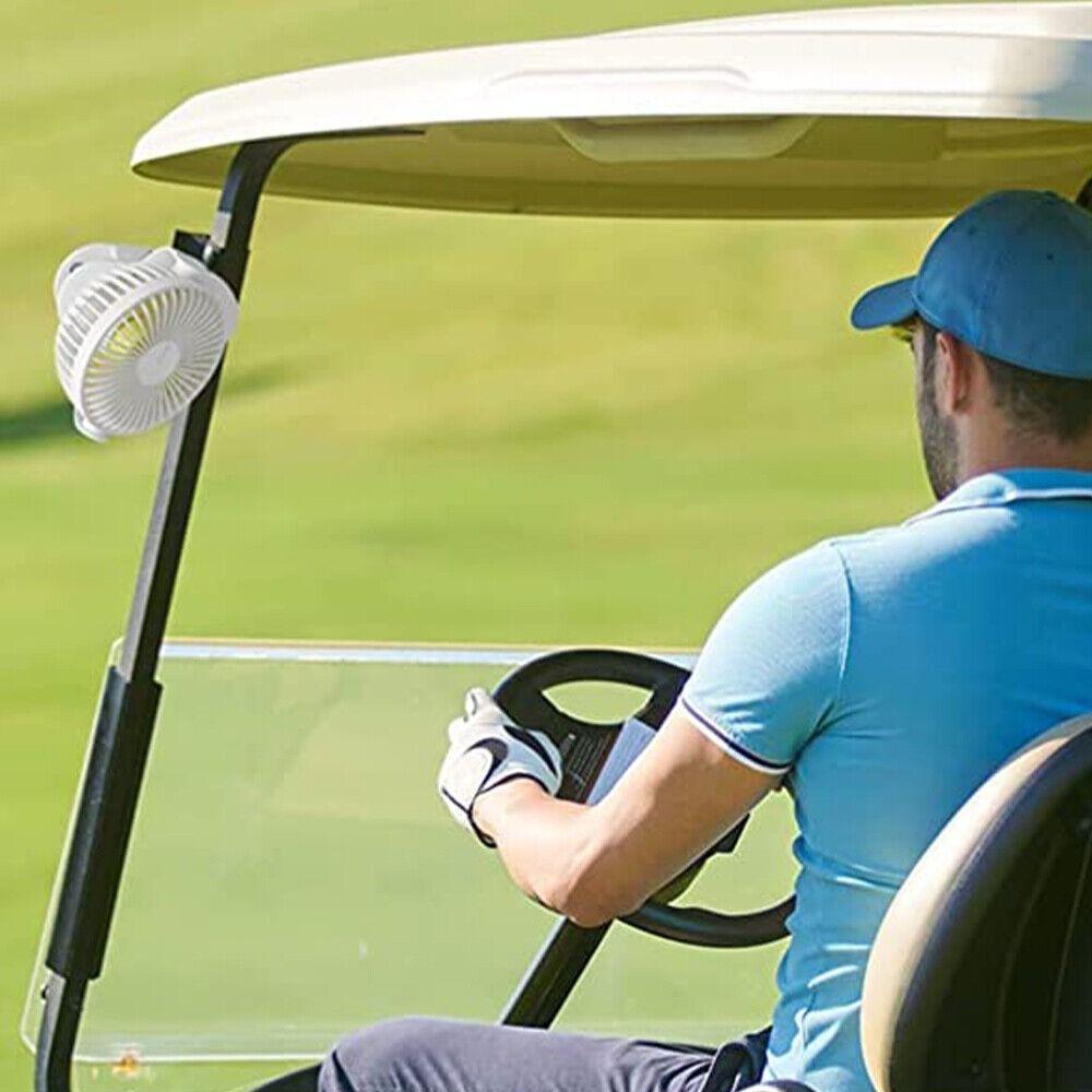 ABS Clip On Fan Portable USB Rechargeable Fan Mini Desk Fan  Baby Stroller