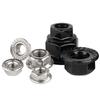 GUWANJI Stainless Steel Hex Flange Lock Nuts