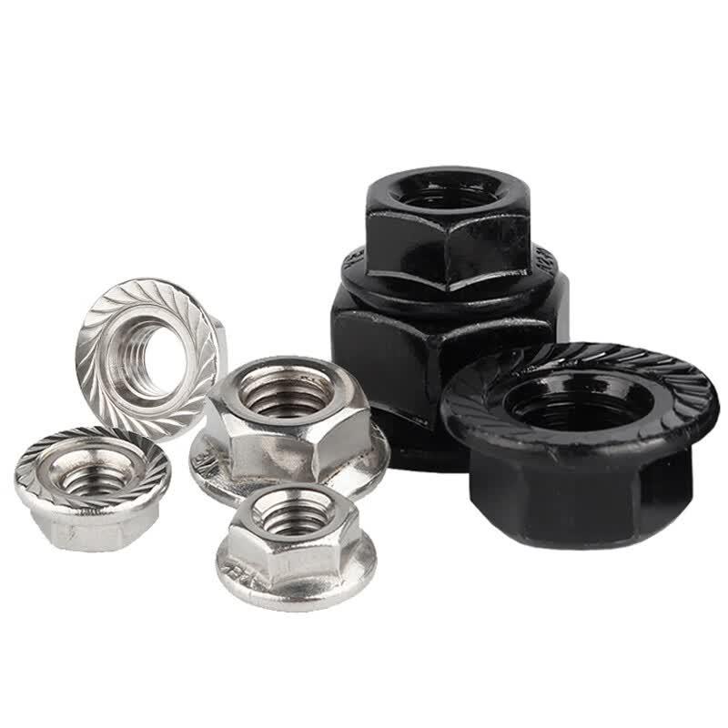 GUWANJI Stainless Steel Hex Flange Lock Nuts