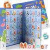 Montessori Busy Quiet Book English Magnetic Letters Card Pairing Exercise Puzzle Spell Games Educational Toys For Children Gifts