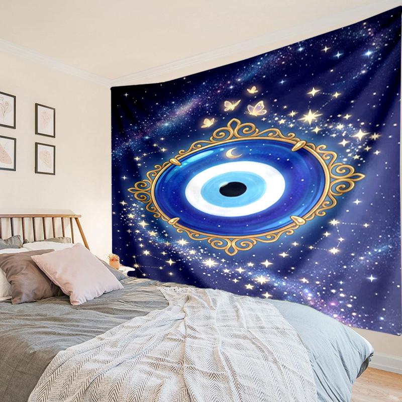 Ethereal Eye In Stars Tapestry Room Decoration Wall Hanging for Living Room Bedroom, dormitory, Birthday and Christmas gifts