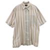 90s Old Striped Pattern Short Sleeve Shirt L Special Wing Men's Used