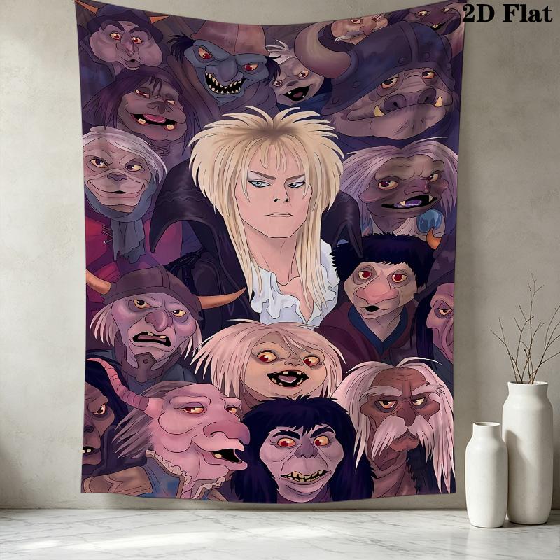Labyrinth Wall Tapestry Aesthetic Wall Hanging Printed Fabric Blanket Decorative Tapestries For Bedroom Living Room Home Decor