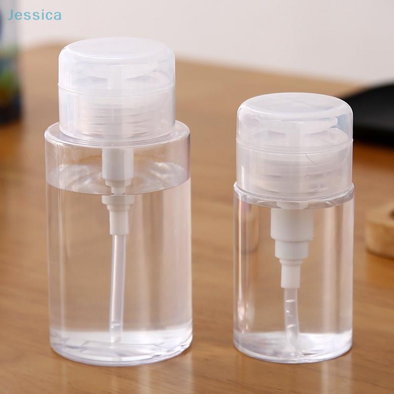 100150200300Ml Empty Press Pump Bottle Dispenser Liquid Container Refillable Remover Cleaner Polish Makeup Manicure Tool