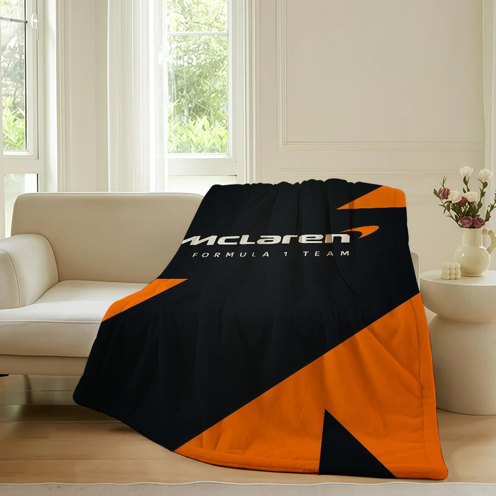 Модный принт M-Mc LarenES Плед для дивана, офиса, кровати, самолета, путешествий, сна, чтения, отдыха, кемпинга. Мягкий и теплый