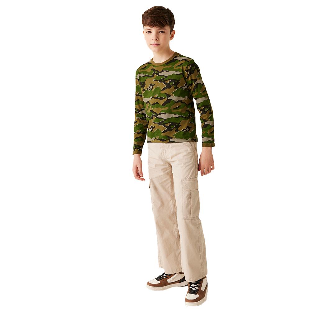Regatta Childrens/Kids Wenbie III Camo Long-Sleeved T-Shirt