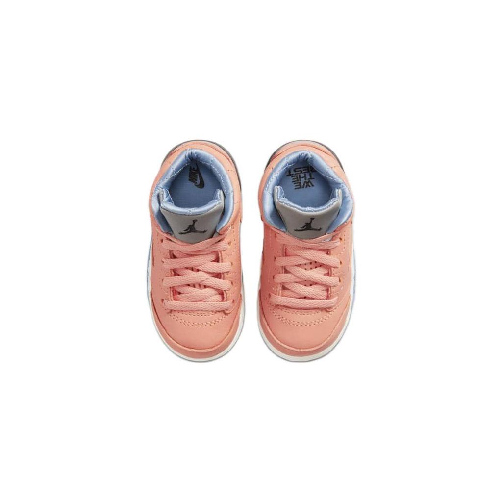 DJ Khaled x Air Jordan Jordan 5 Retro TD We The Best - Crimson Bliss Детские кроссовки Оранжевый Молочный-Синий Парус DV4981-641