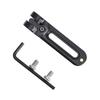NICEYRIG Nut Rail for Camera NATO Rail with Pin To Prevent Falling 15mm Rod Clamp with Screw Length 80mm DSLR Equipment Photography Equipment