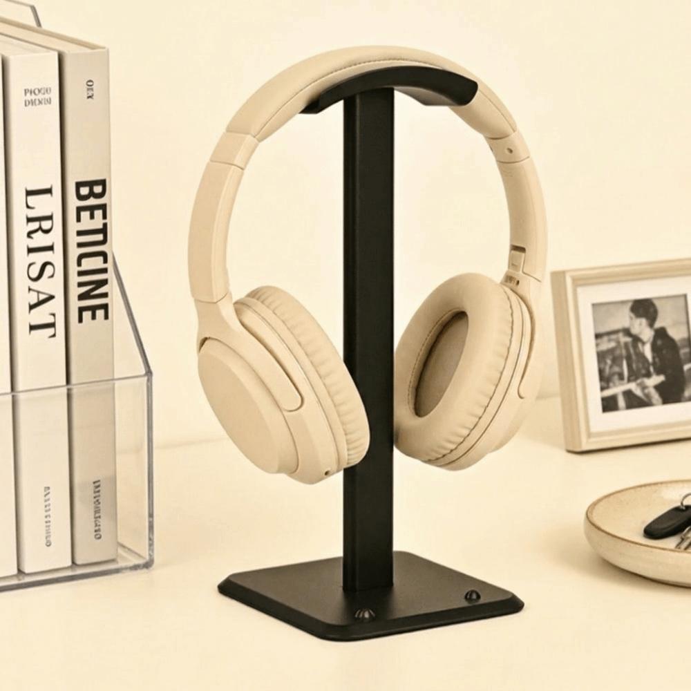 with Phone stand Headphone Stand Sturdy Earphone Mount Hanger Headset Holder Gaming Setup