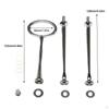 Cake Plate Stand Handle Hardware Rod Metal Dessert Holder 3 Tiers Cupcake Tray