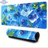 Fresh Blueberry Ice Cube Pattern Mouse Pad Nonslip Waterproof Gaming Desk Mat Keyboard Mat Office Desktop Mousepad