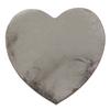 Living Room Rug Heart Shape Extra-soft Taupe 90x85