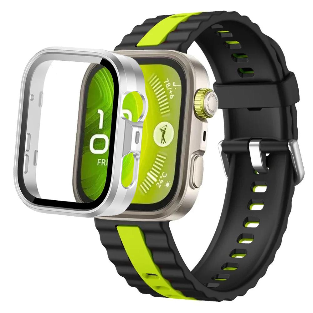 Силиконовый ремешок + ПК-кейс для Huawei Watch Fit 4/Fit 4 Pro, детали умного браслета для Huawei Watch Fit 3, защитный чехол для часов