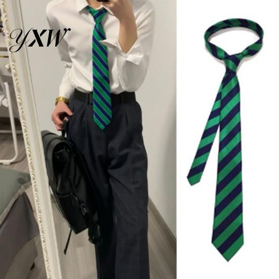 Belt Unisex Tie, Striped Print Necktie, Retro Style Adjustable Length Versatile Casual Accessory Dress Fashionable for Wear Tie