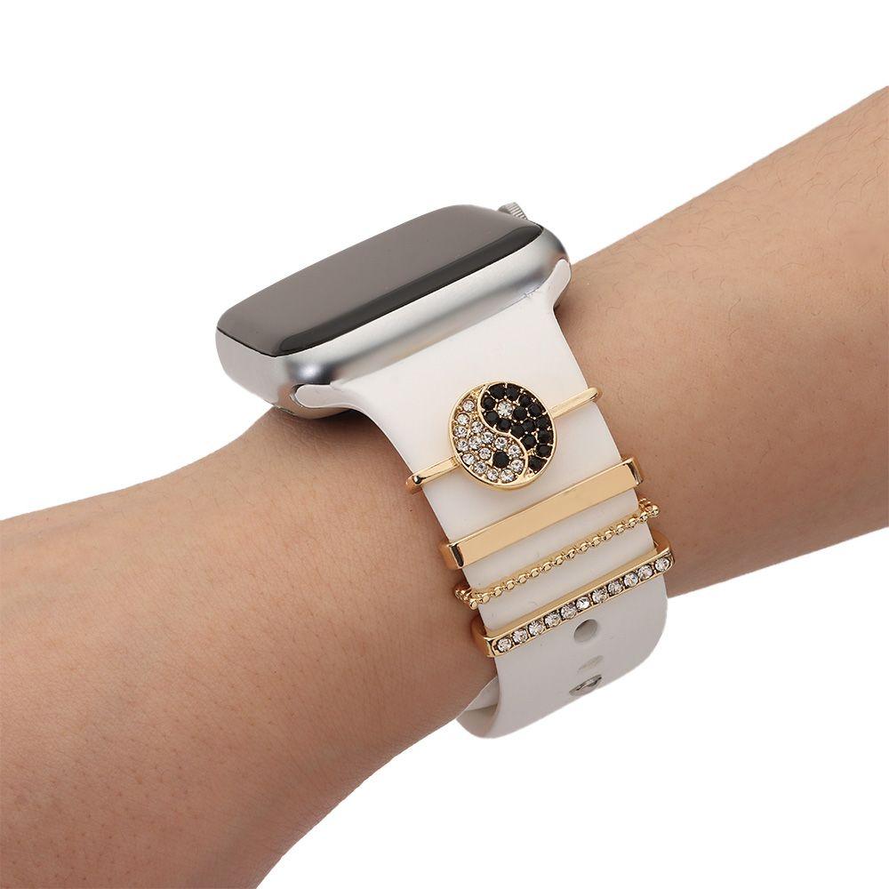 Креативный браслет для ногтей, ремешок для часов, орнамент, ремешок, аксессуары, подвески, декоративное кольцо