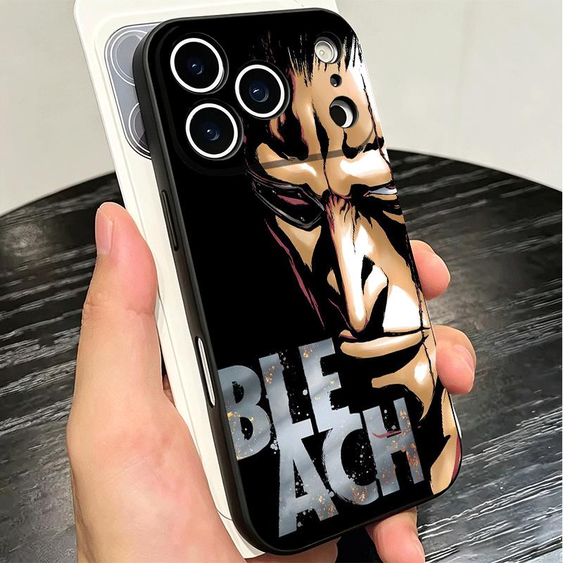 Bleach Кемпачи Зараки Мягкий чехол для телефона для iPhone 16 16E 17 Air 15 Pro Max 14 Plus 13 Mini 11 12 7 Черный чехол Задняя панель