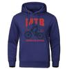 Mtb Keep Moving It With Passion Born To Cycling Hoodie For Menautumn Fur-Linerhoody Oversize Sweatshirt Top