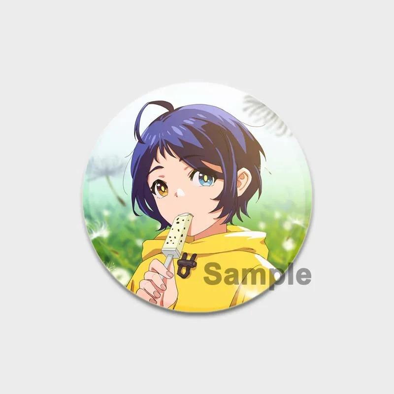 32/44/58MM Wonder Egg Priority Brooches, Cartoon Ohto Ai Cosplay Badge, Anime Brooch, Enamel Pin, Jewelry Accessories, Backpack Decoration